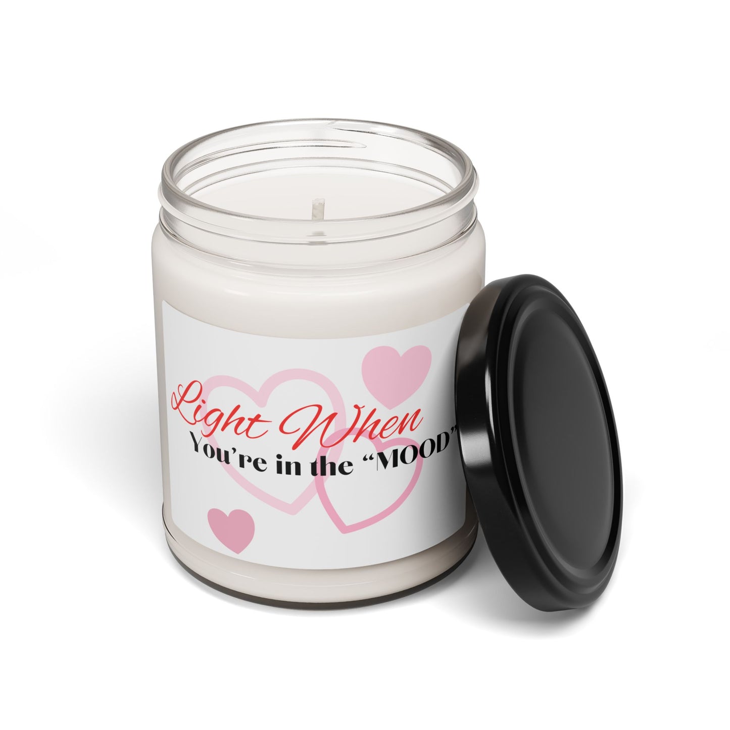 Romantic Scented Soy Candle - "Light When You're in the Mood"