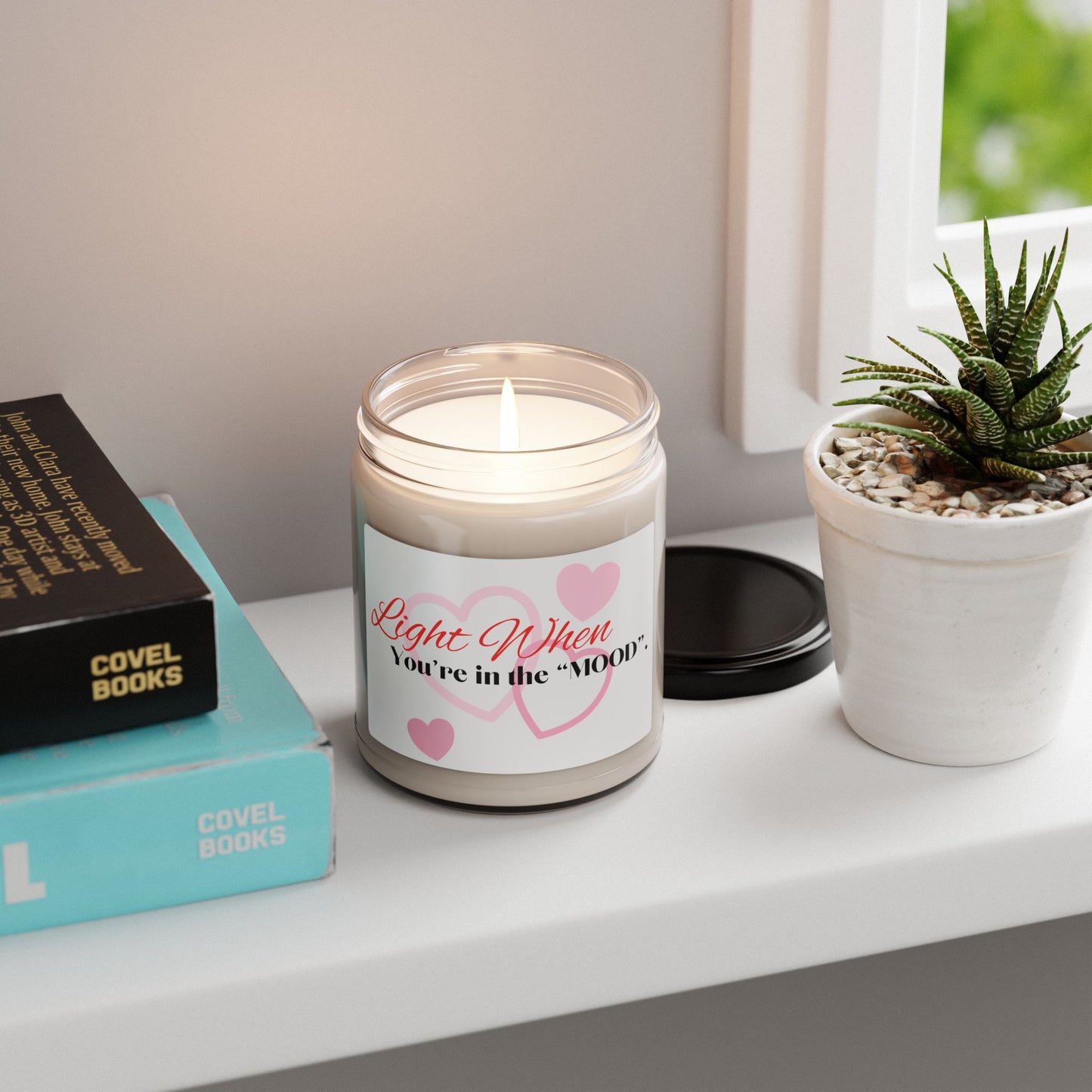 Romantic Scented Soy Candle - "Light When You're in the Mood"